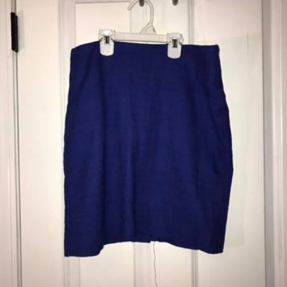 Royal Blue Pencil Skirt